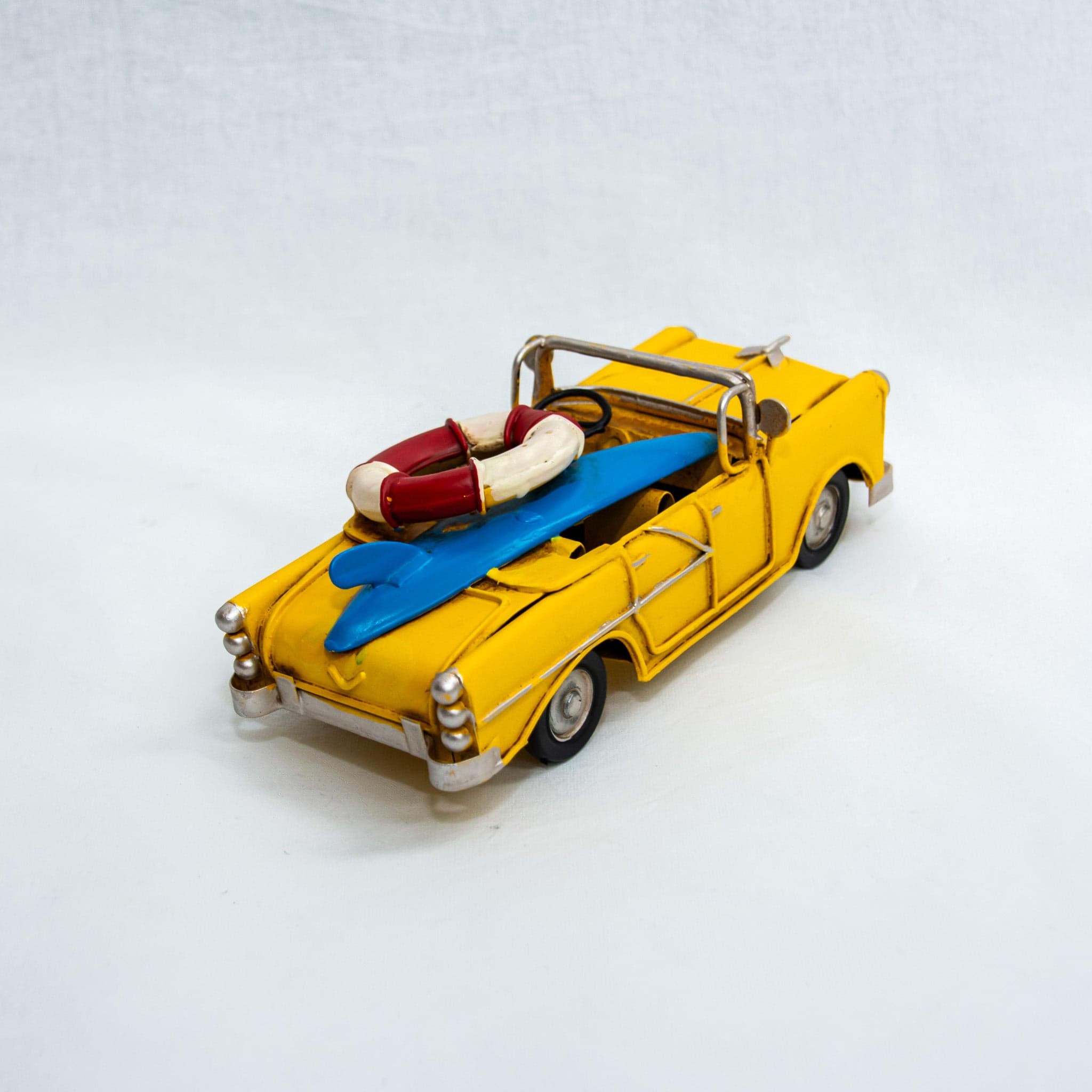 Mini Cooper met kano - handgemaakte modelauto - foto 6