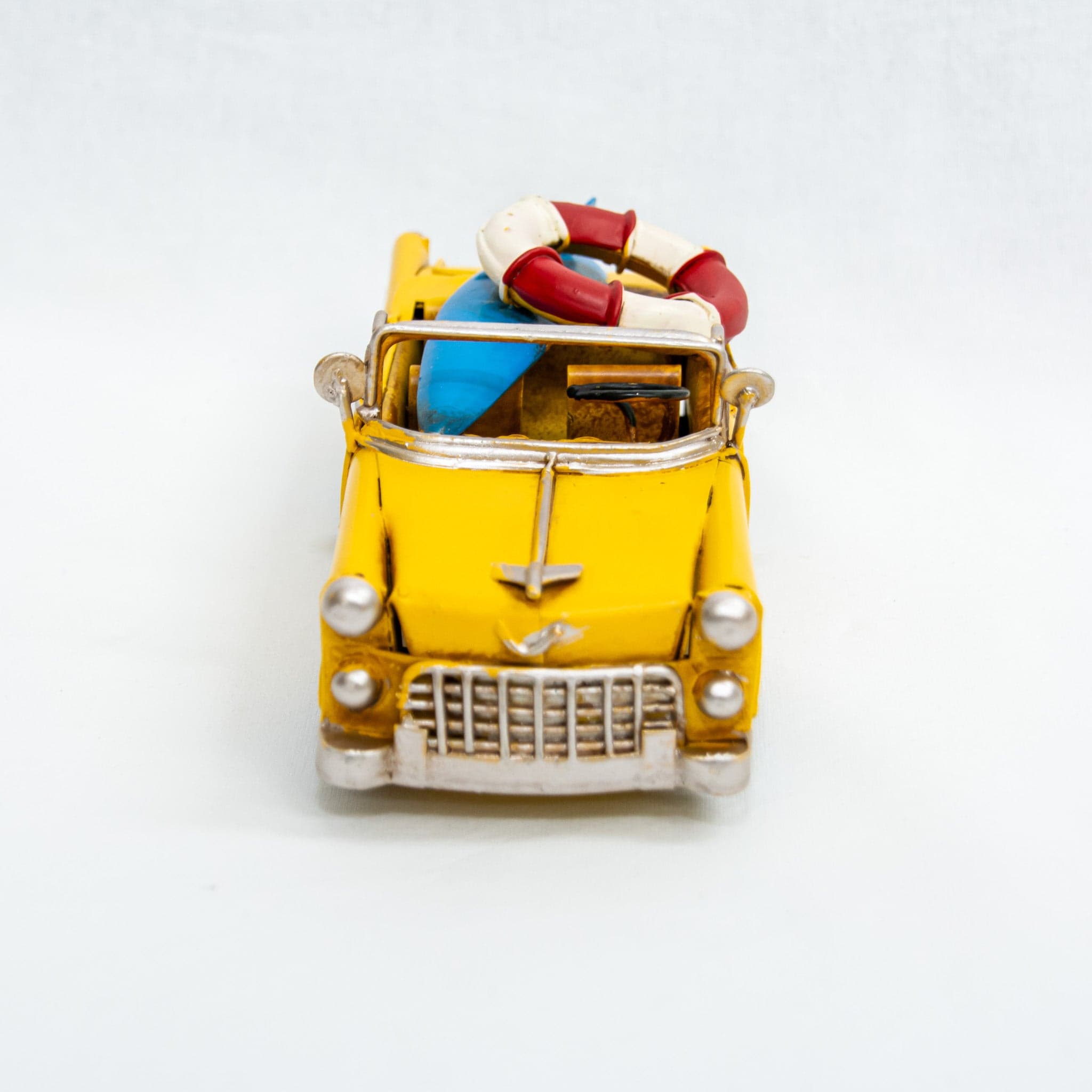 Mini Cooper met kano - handgemaakte modelauto - foto 7