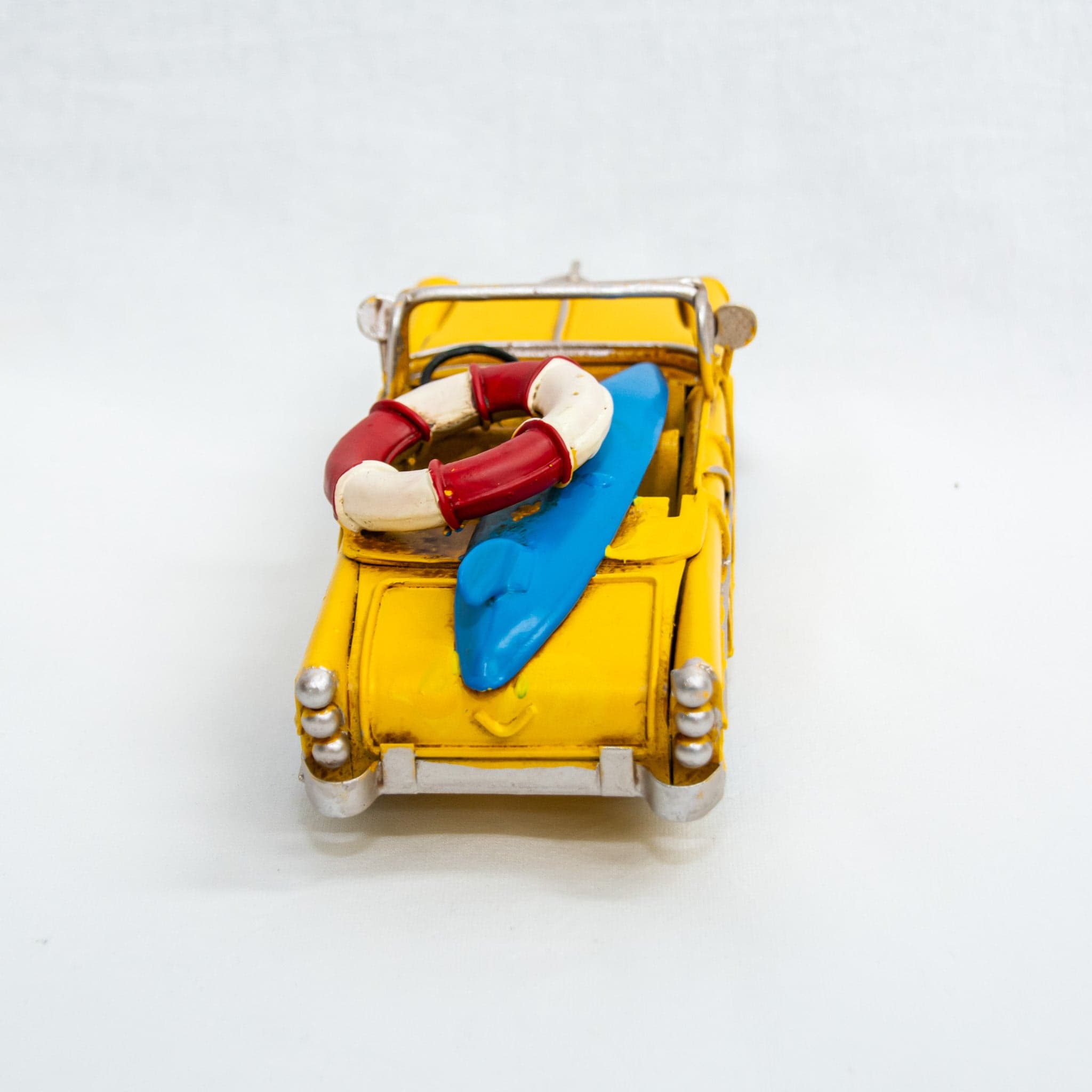 Mini Cooper met kano - handgemaakte modelauto - foto 4