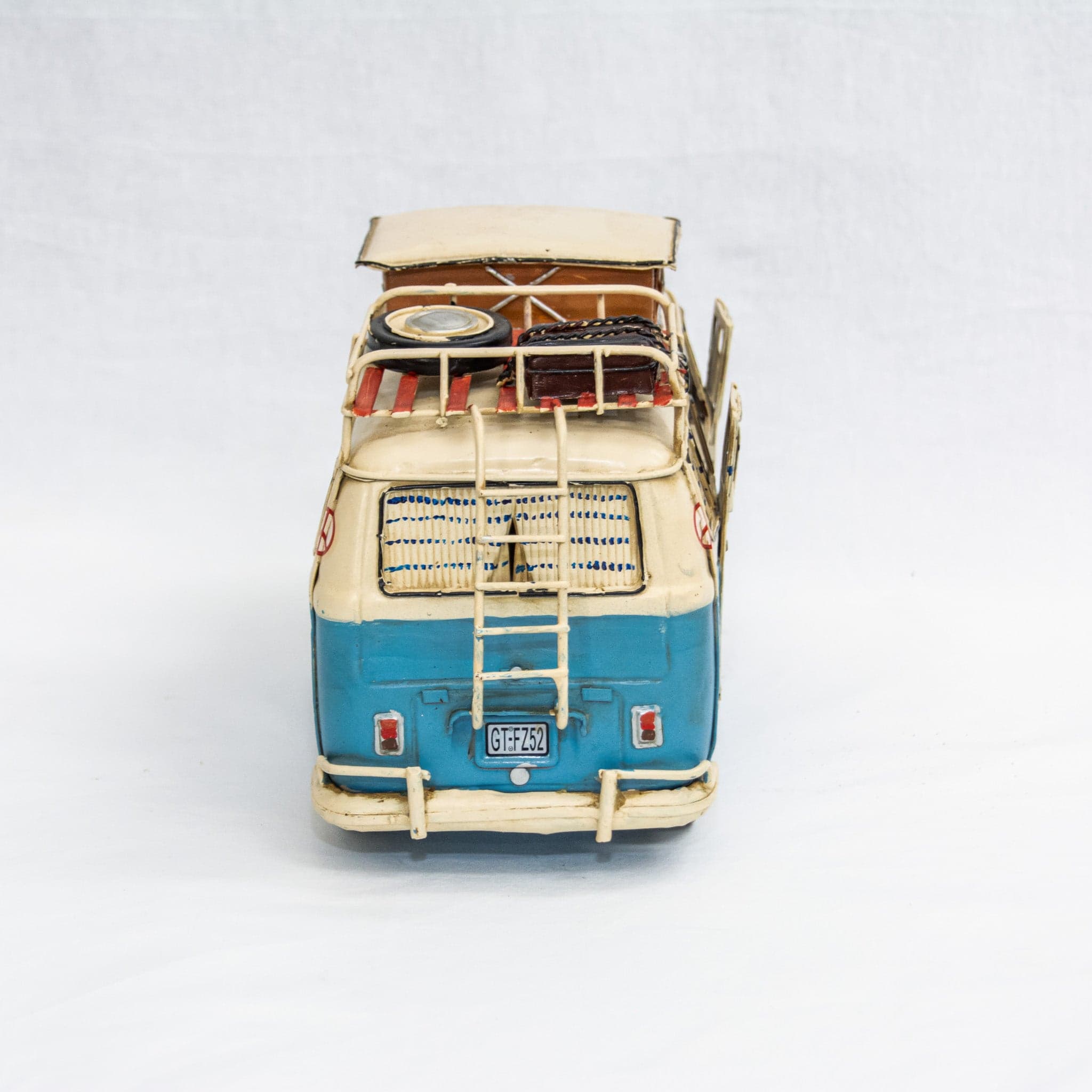 Volkswagen T1 Hippie Camper - handgemaakte modelauto - foto 7