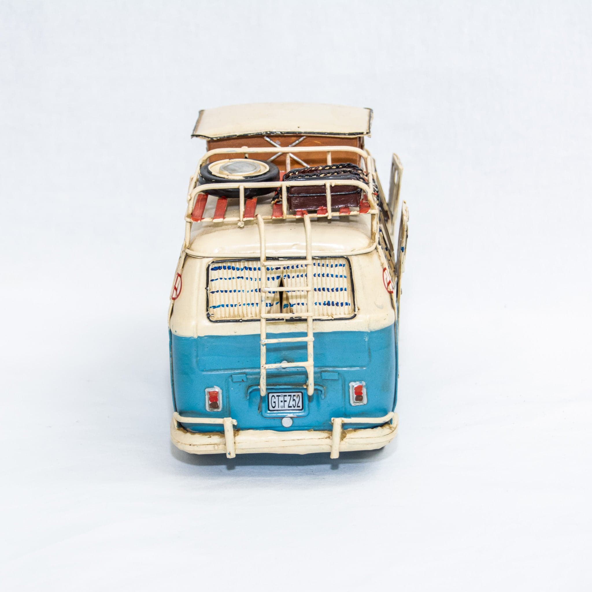 Volkswagen T1 Hippie Camper - handgemaakte modelauto - foto 6