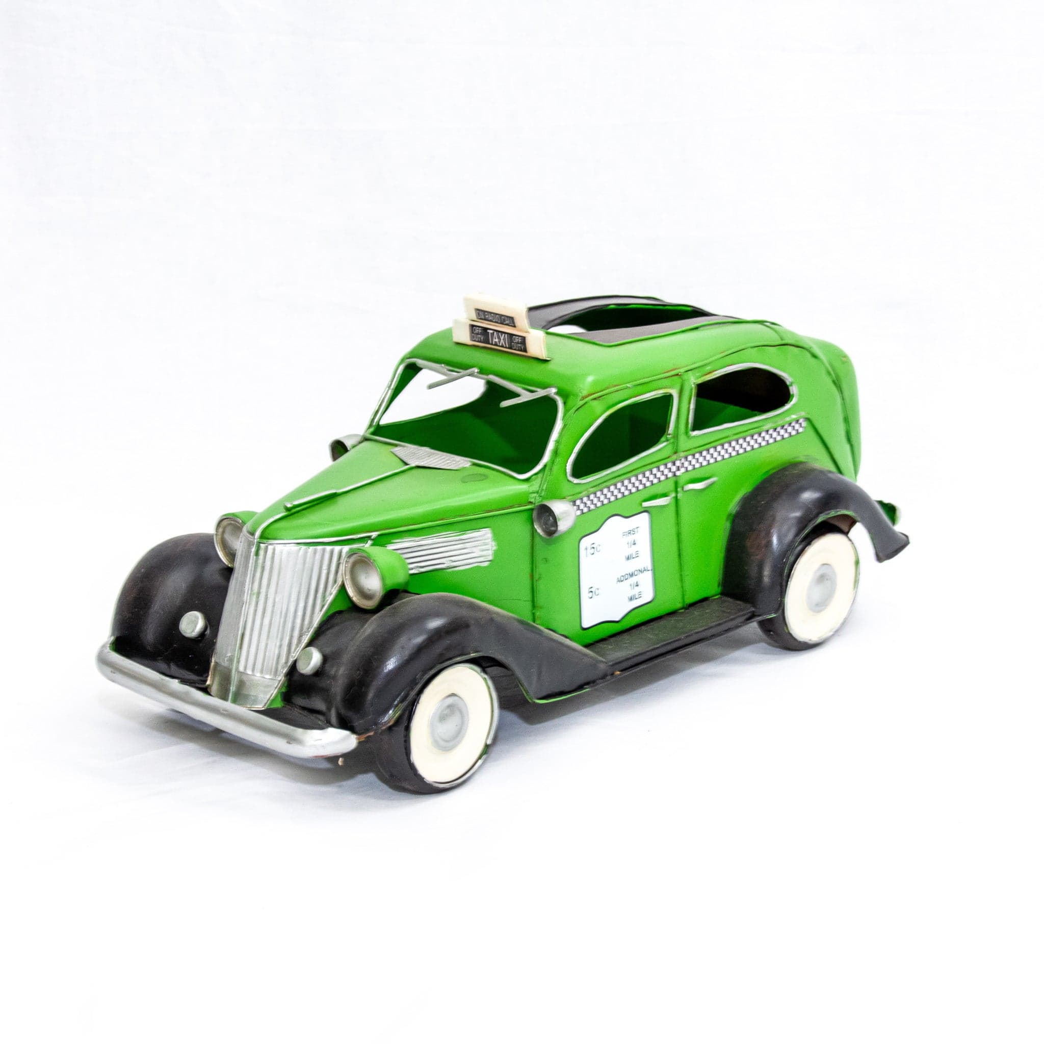 Klassieke taxi - handgemaakte modelauto - foto 6
