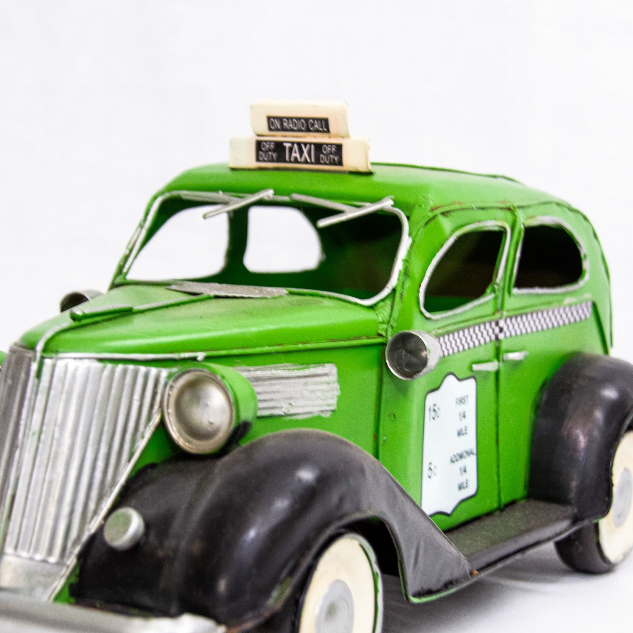 Klassieke taxi - handgemaakte modelauto - foto 2