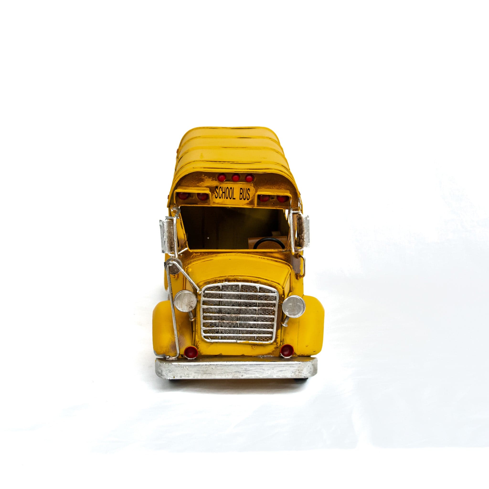 Amerikaanse schoolbus - handgemaakte modelauto - foto 3