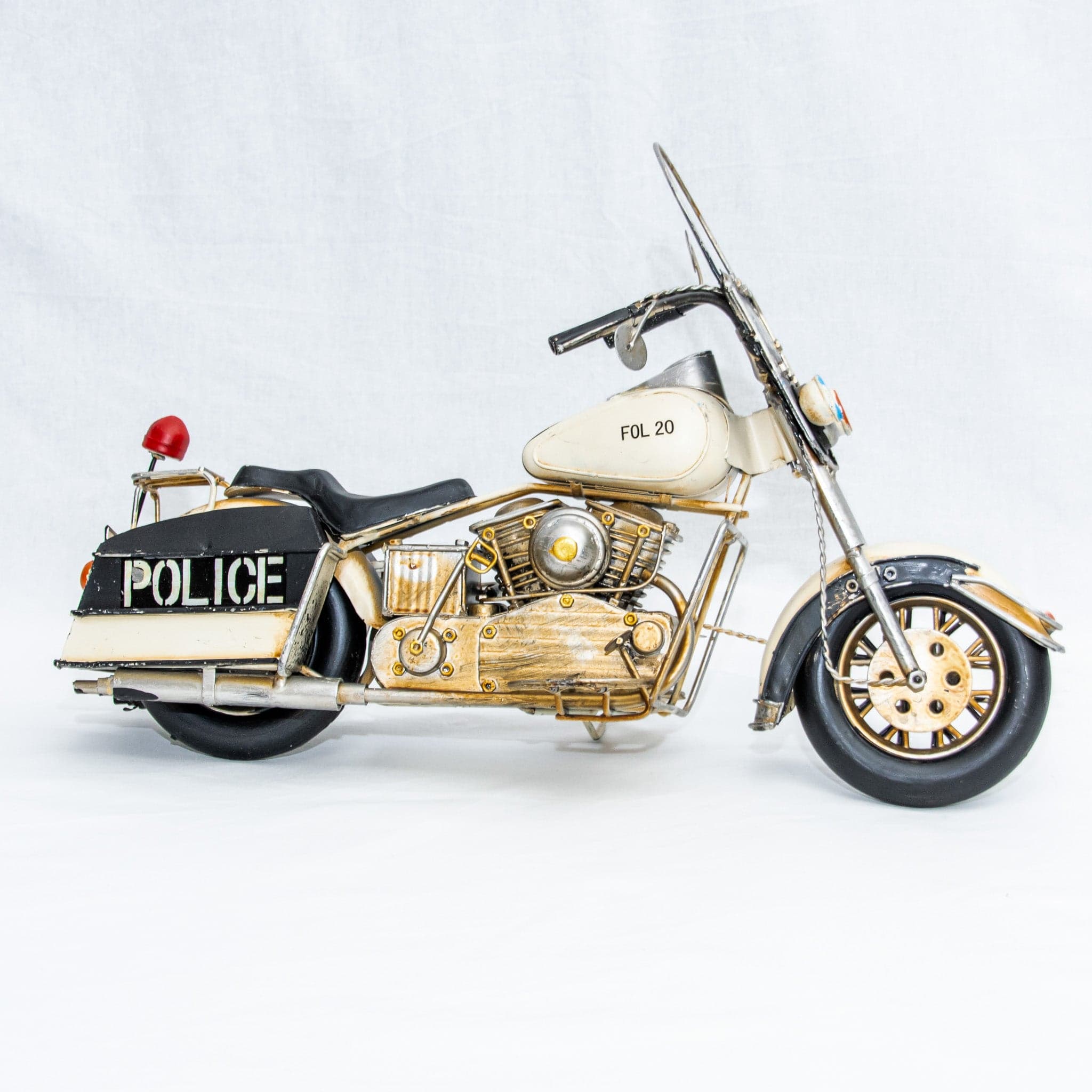 Politiemotor cruiser - handgemaakte modelmotor - foto 6