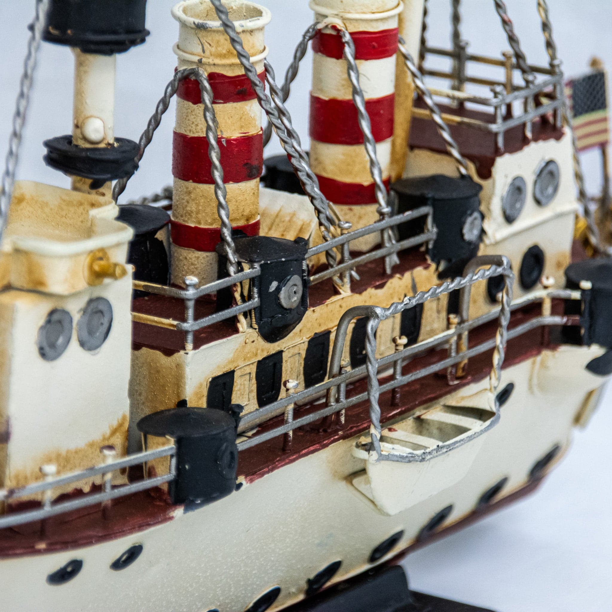Stoomboot Stars & Stripes - handgemaakte modelboot - foto 5