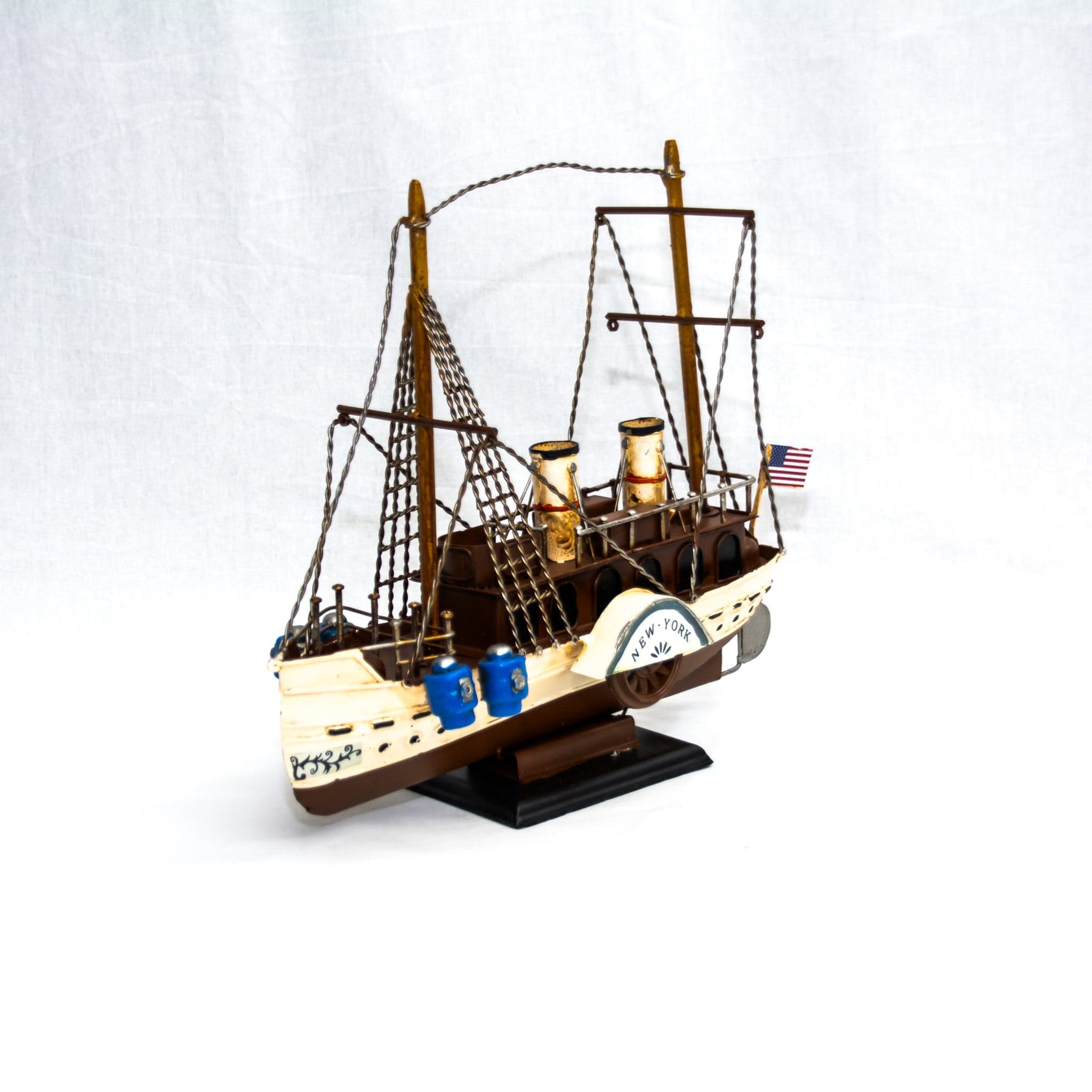 Stoomboot New York - handgemaakte modelboot - foto 3