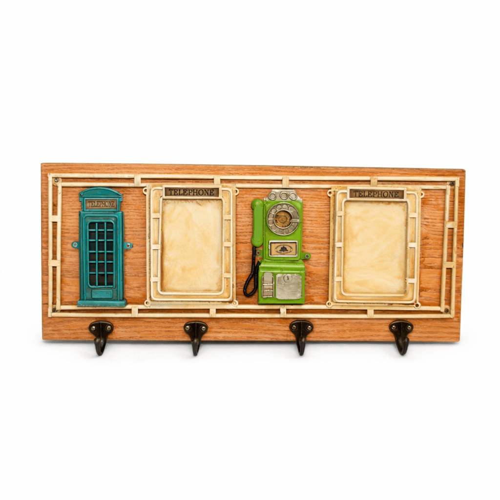 Retro Telefoon Wandbord - Metalen Decoratie