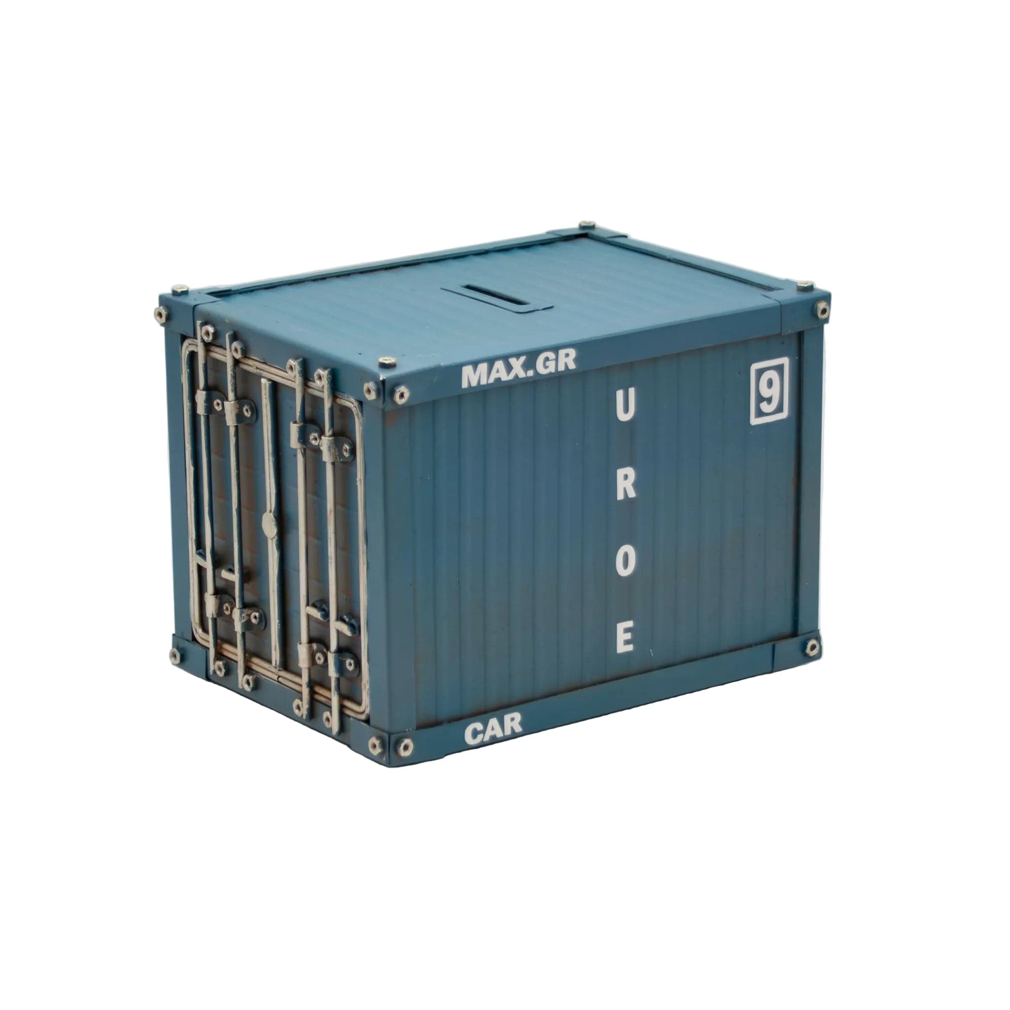 Industriële Container Spaarpot - Metalen Decoratie