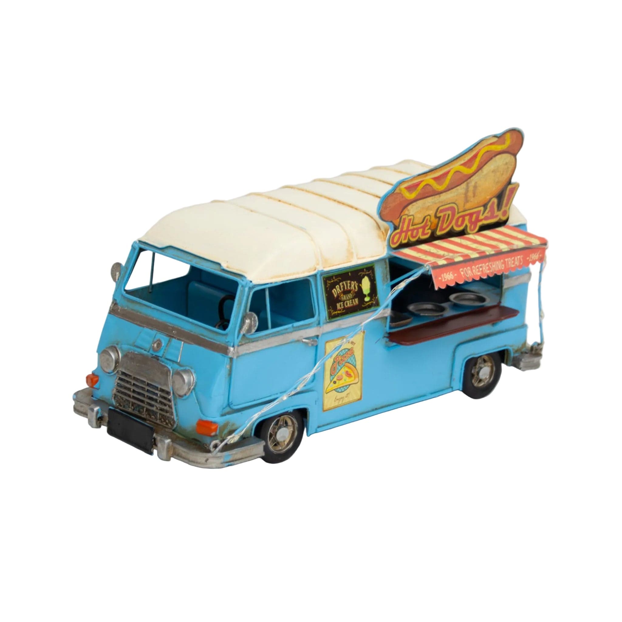 Hotdog foodtruck - handgemaakte modelauto