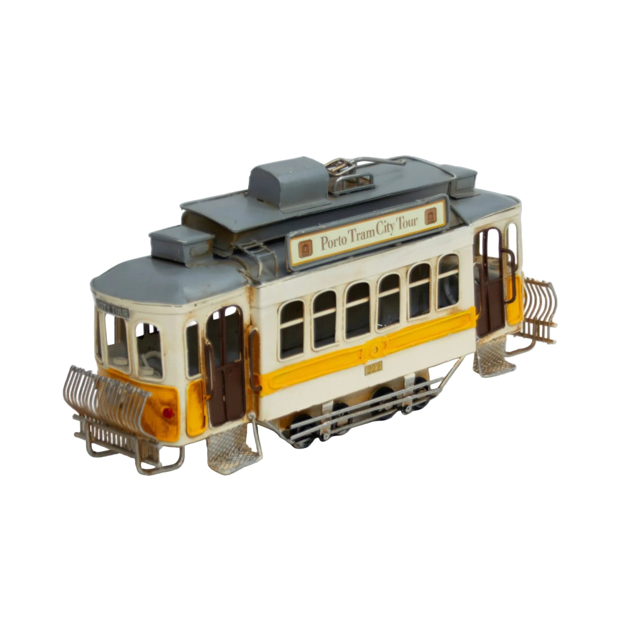Porto stadstram - handgemaakte modelauto