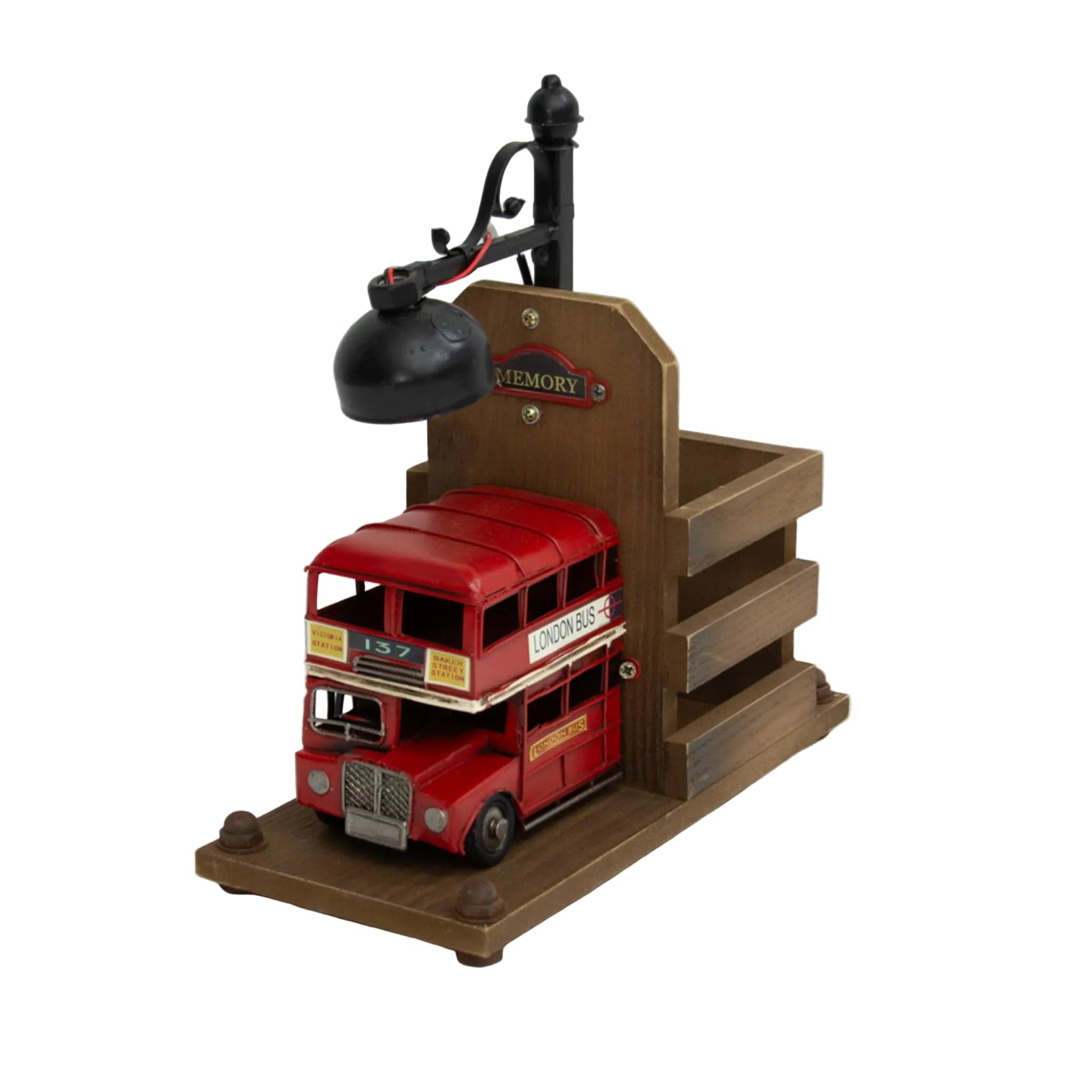 Londen Bus Pennenbakje - Metalen Decoratie