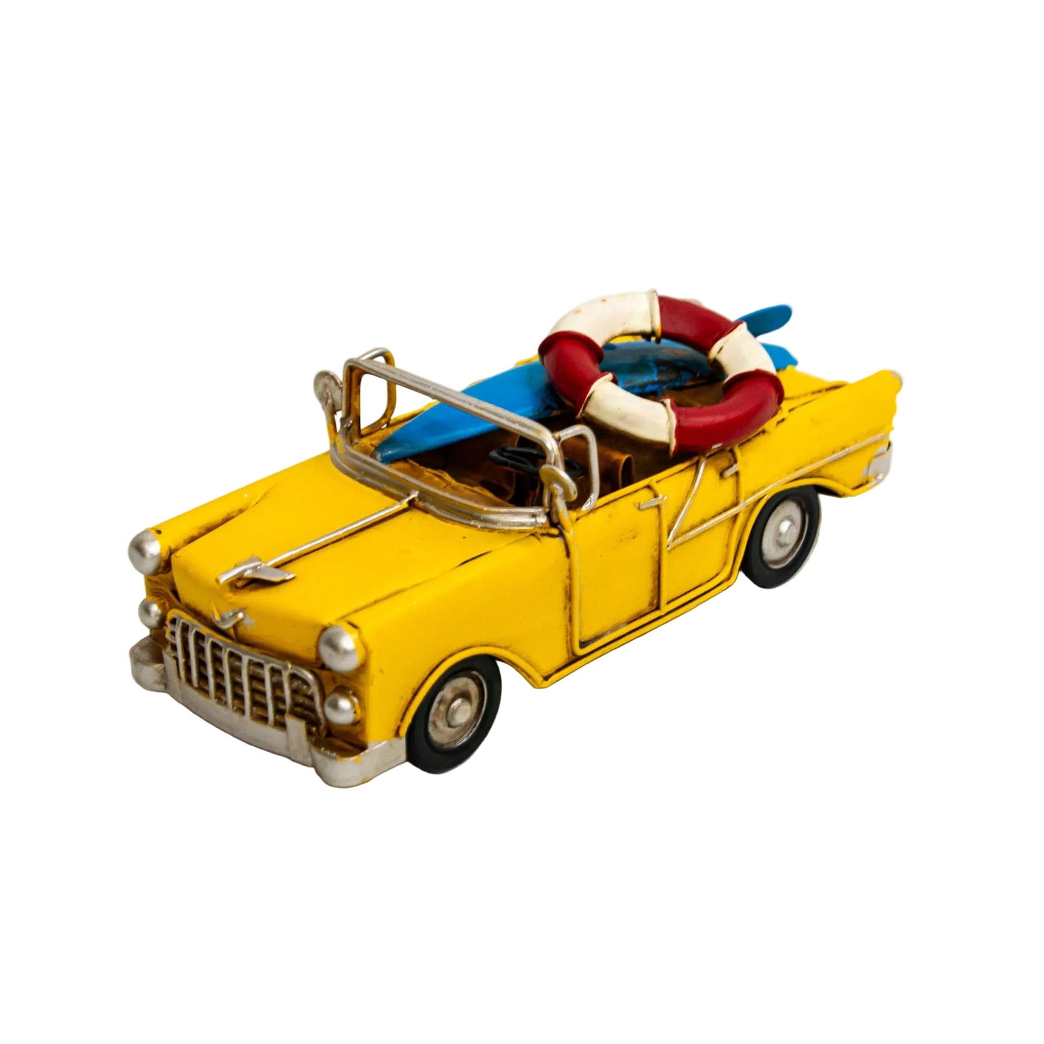 Mini Cooper met kano - handgemaakte modelauto