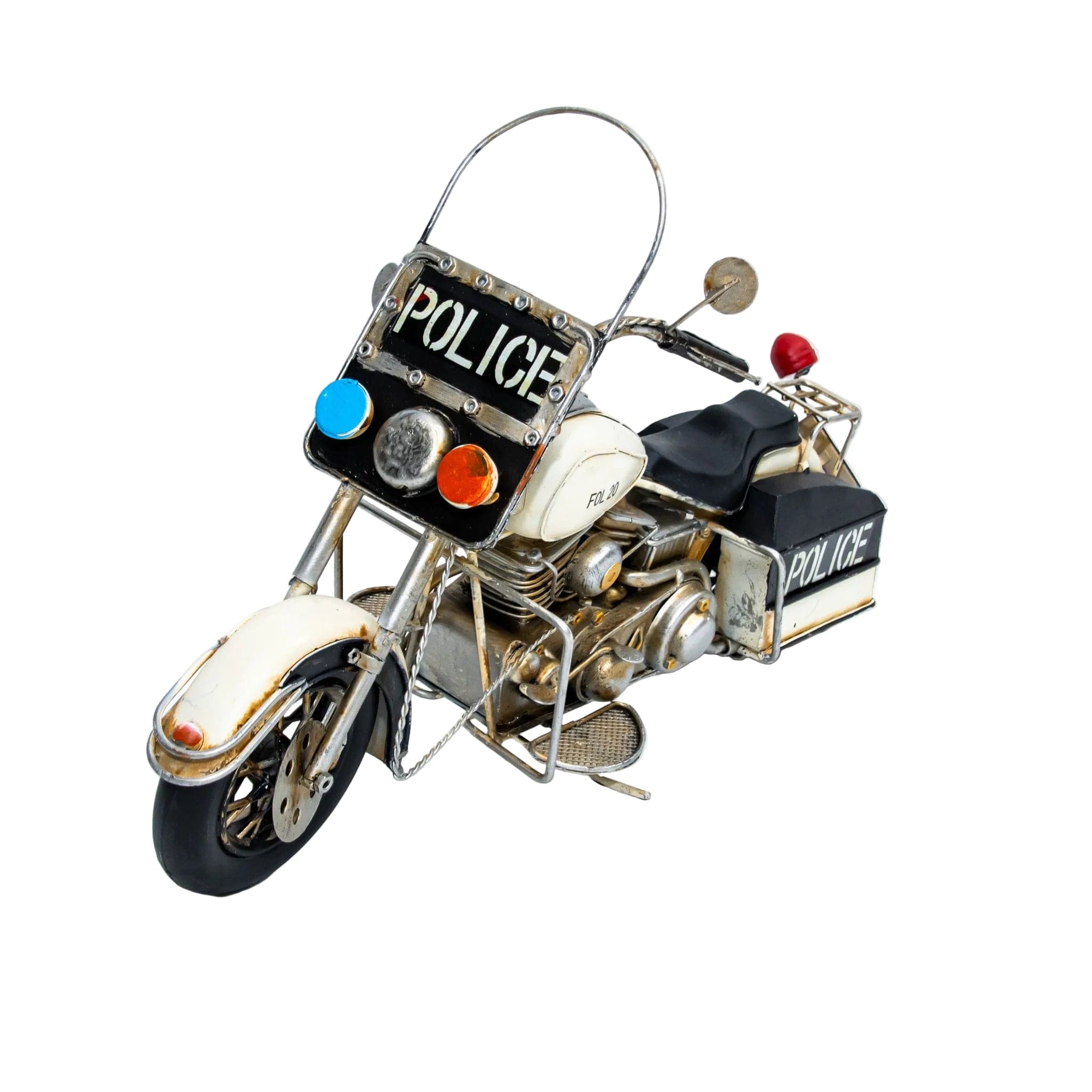 Politiemotor cruiser - handgemaakte modelmotor